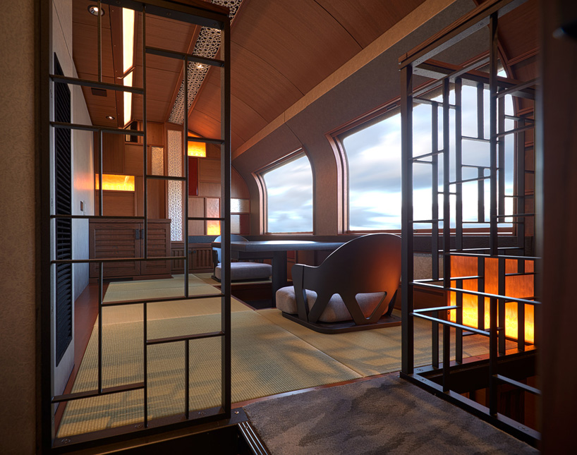 traditional japanese tatamistyle train suite wins GOOD