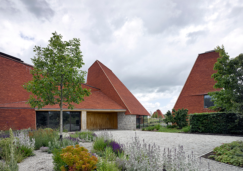 contemporary clay-clad country house crowned UK's best new residence