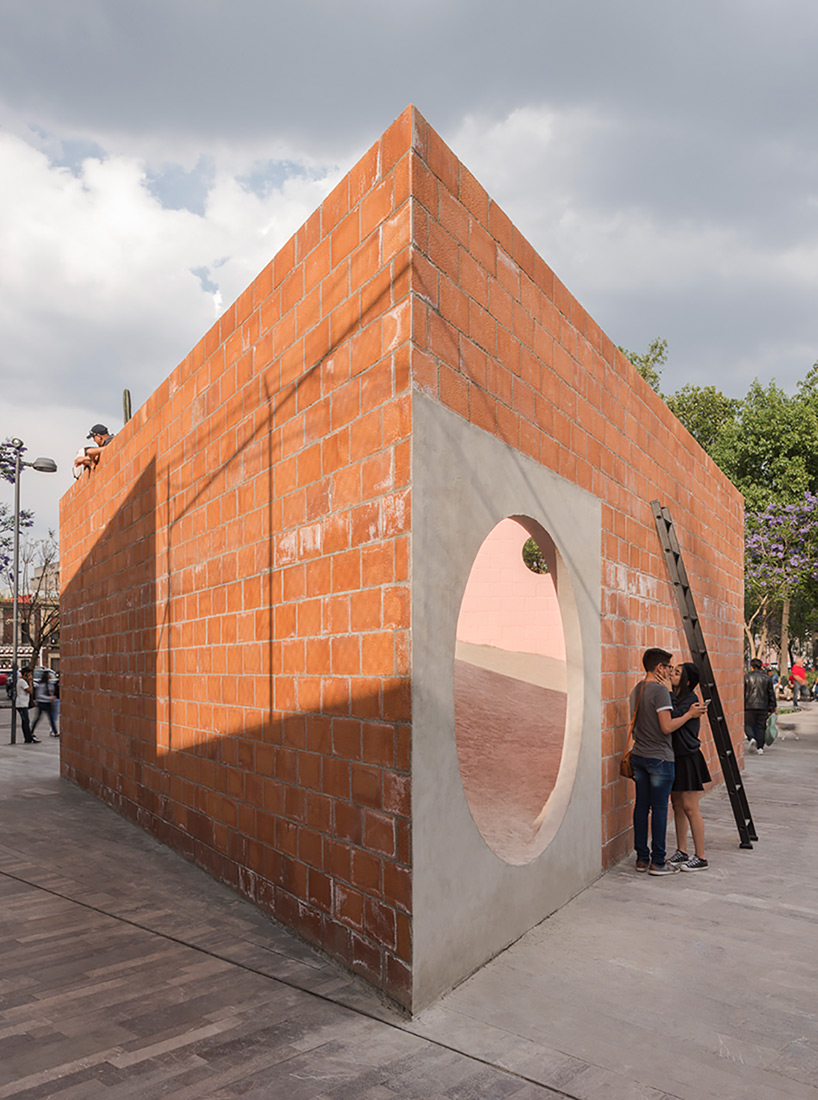 matteo ghidoni & enrico dusi's bright pink ROOM holds the memory of mexico city's origin