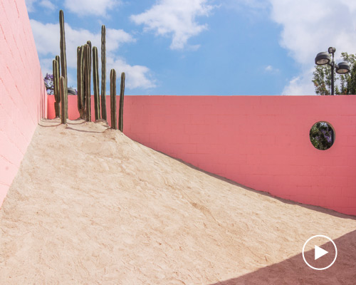 matteo ghidoni & enrico dusi's bright pink ROOM holds the memory of mexico city's origin