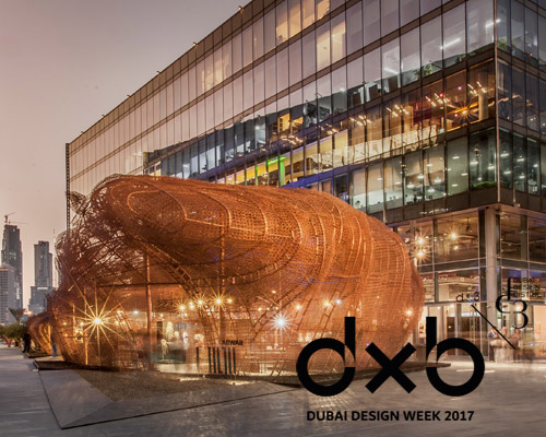 fahed + architects' cloud of recycled bedsprings houses abwab pavilion 2017