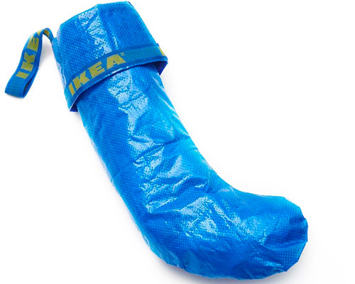 IKEA frakta bag-inspired stocking is the perfect festive hack