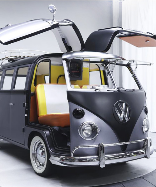 revamped 1967 volkswagen bus becomes 'back to the future' time machine