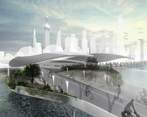 BMW propose elevated, electric and efficient cycleway for fast, zero-emission city commute