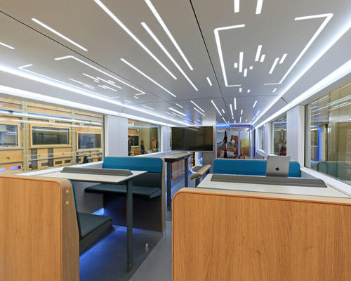 germany's future train has a digital coach, sport cabin, game consoles and play paradise