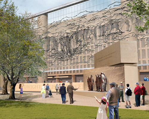 frank gehry-designed eisenhower memorial breaks ground in washington DC