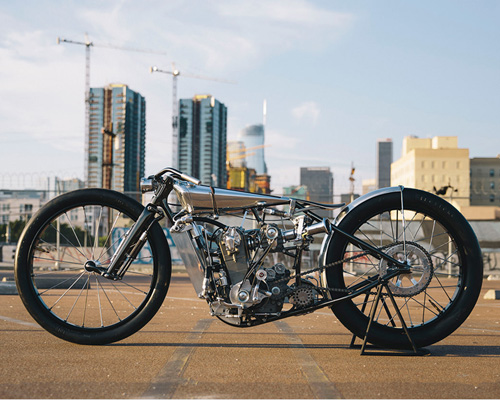 hazan motorworks' supercharged KTM motorcycle boasts exceptional metalwork