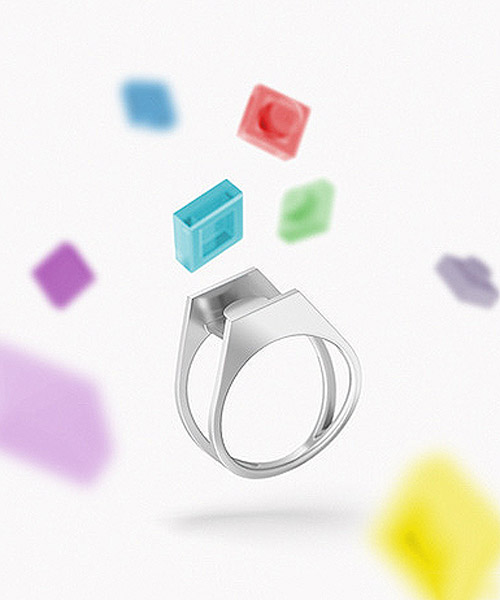 3D-printed LEGO jewellery by hintlab makes accessorising child's play