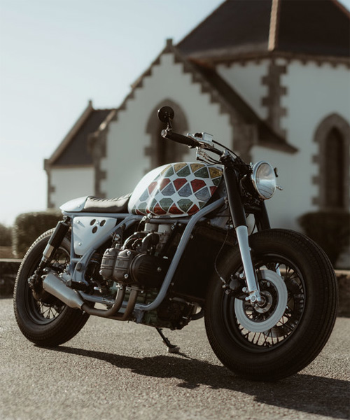 honda 1100 goldwing act two custom motorcycle by sur les chapeaux de roues