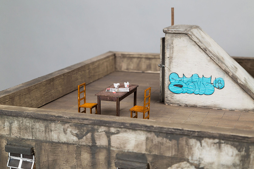 joshua smith miniaturizes hong kong urban life through tiny architectural settings