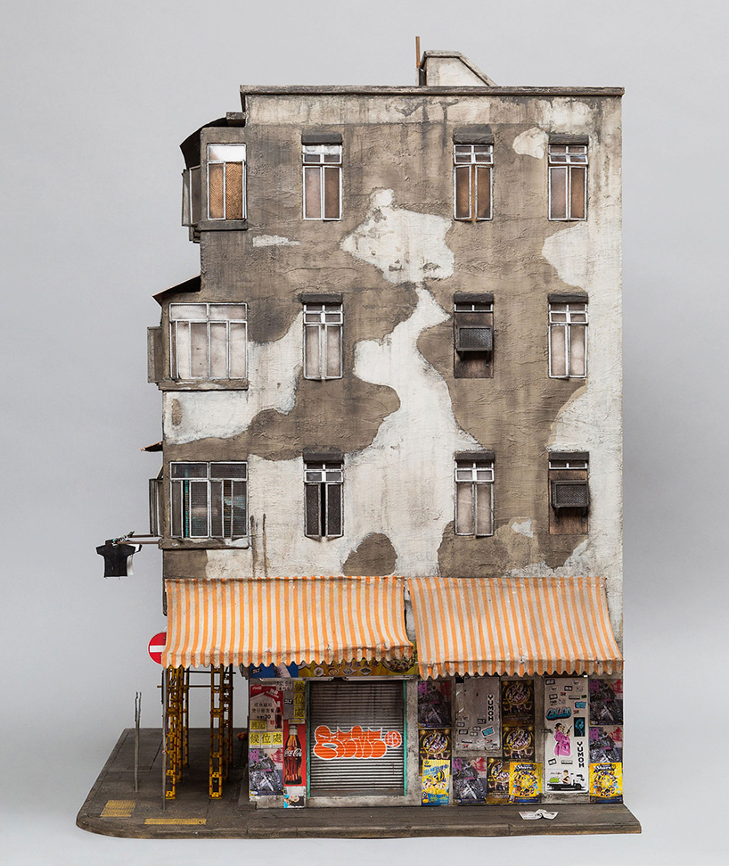 joshua smith miniaturizes hong kong urban life through tiny architectural settings