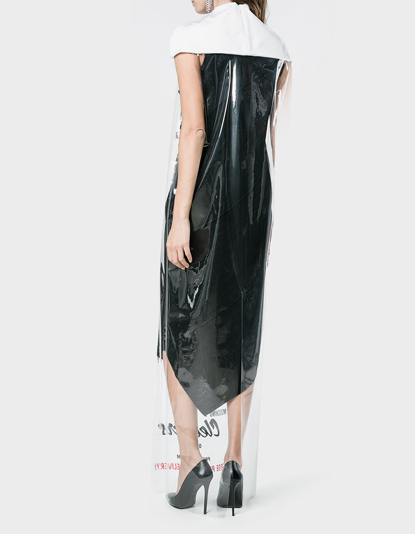 moschino dry cleaning dress