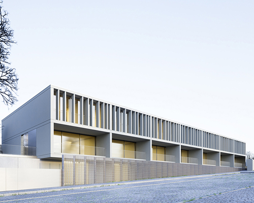 murmuro's doze casas project is part of an urban transformation development in braga
