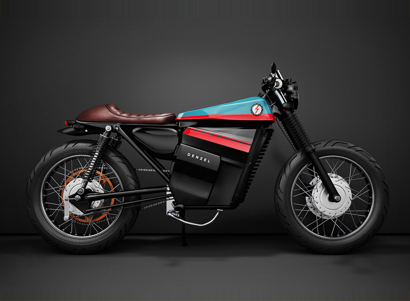 honda electric caf racer concept fuses classic styling with