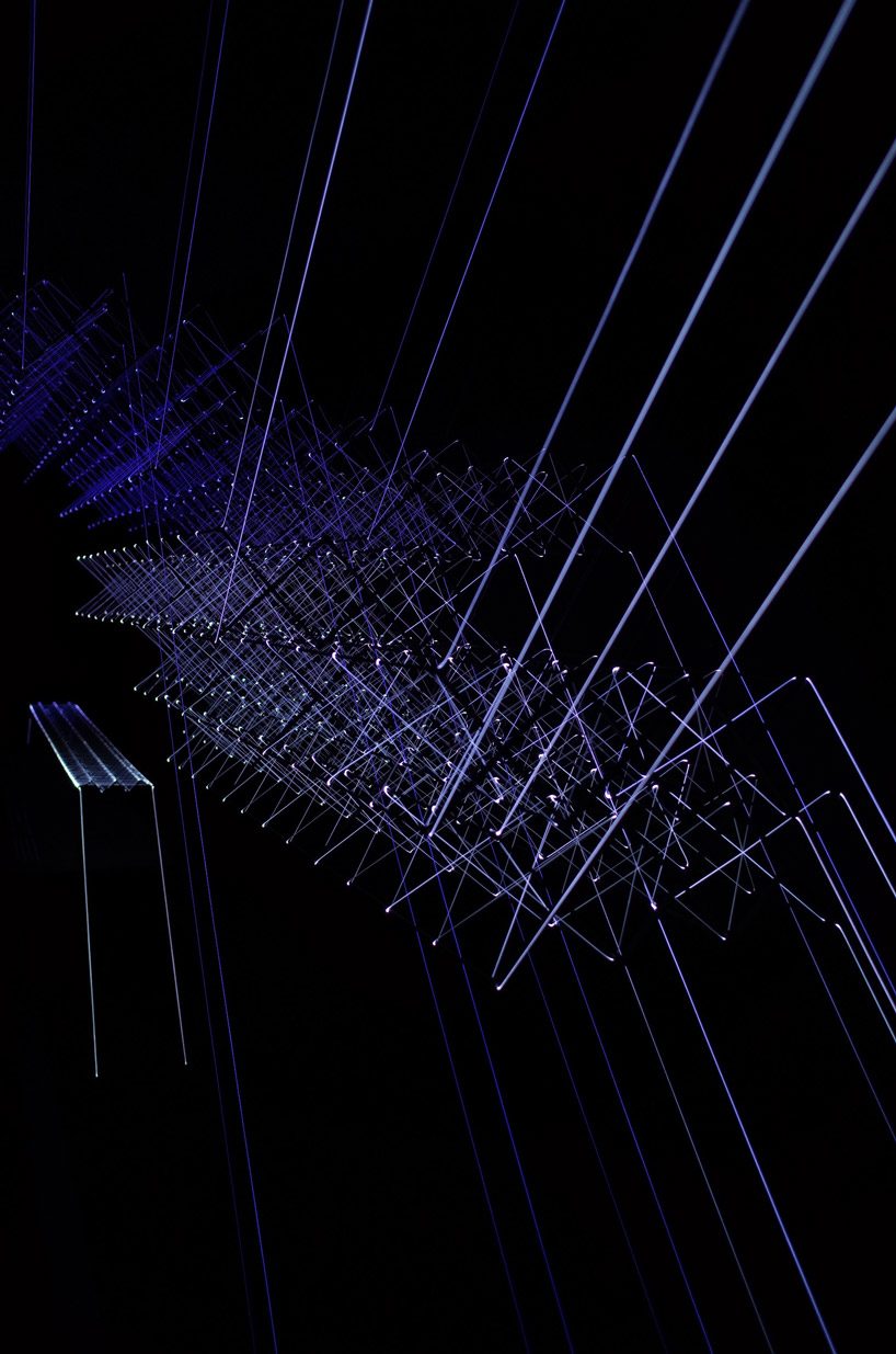 nownao's eclectic weaving light installation featured at tokyo midtown