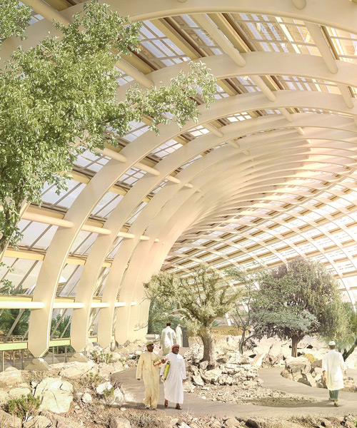 grimshaw-designed botanic garden in oman will become the world's largest ecological oasis