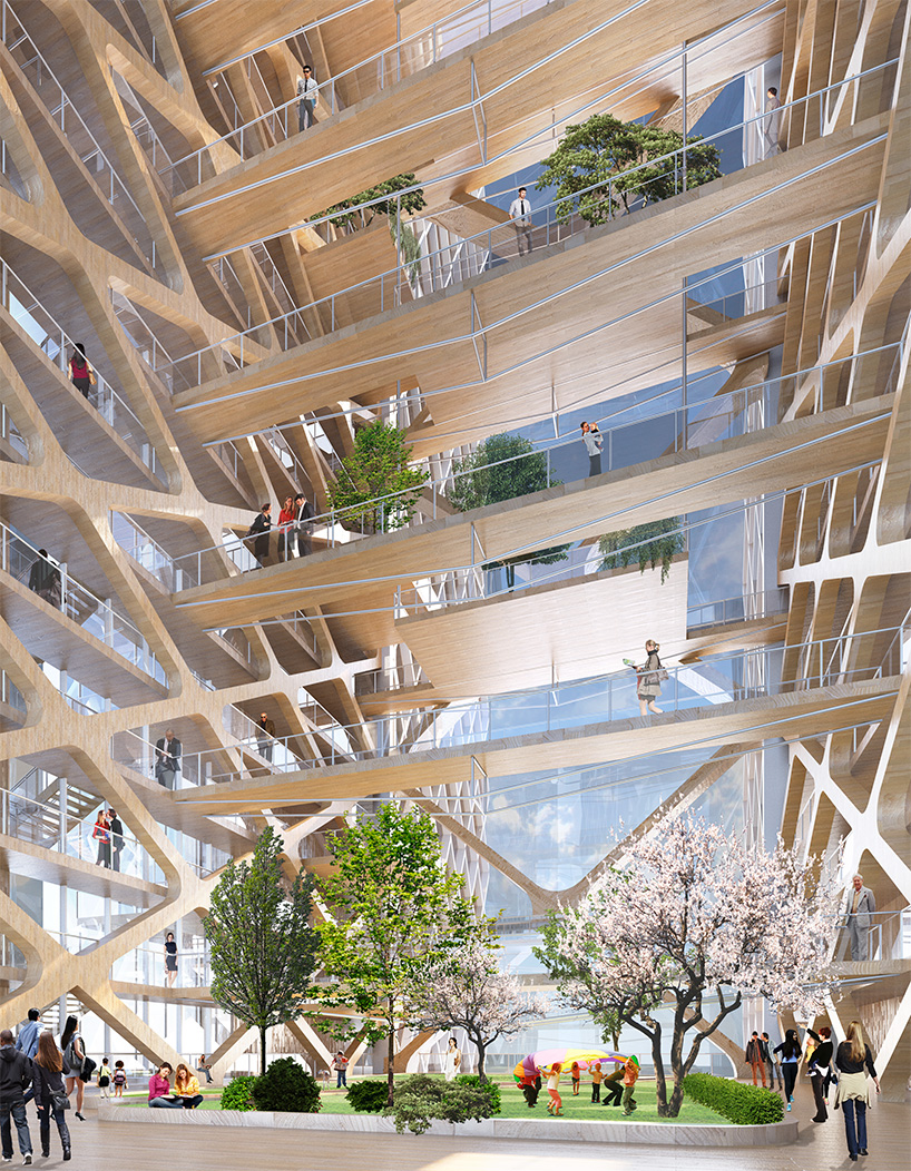 wooden skyscraper