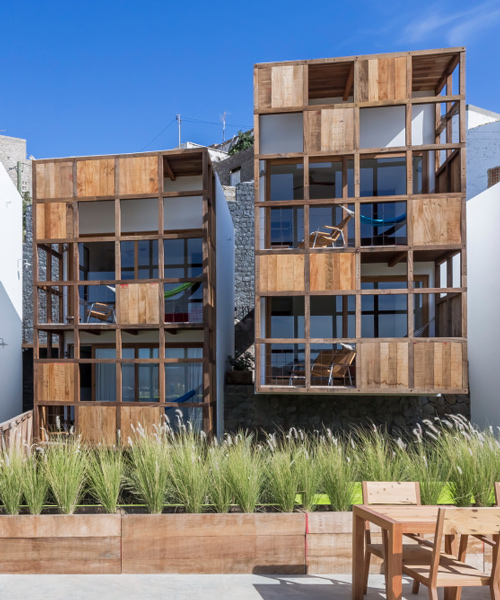 ramos castellano architects completes hotel in cabo verde with gridded timber façades