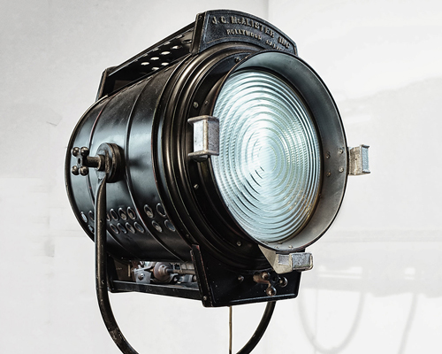 scarpati studio reclaims vintage hollywood-style fresnel lights