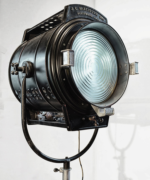 scarpati studio reclaims vintage hollywood-style fresnel lights