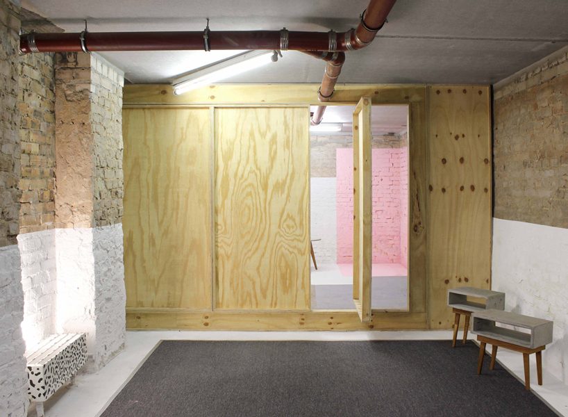 the kardamov studio in berlin is conceived within an empty basement by so + so studio