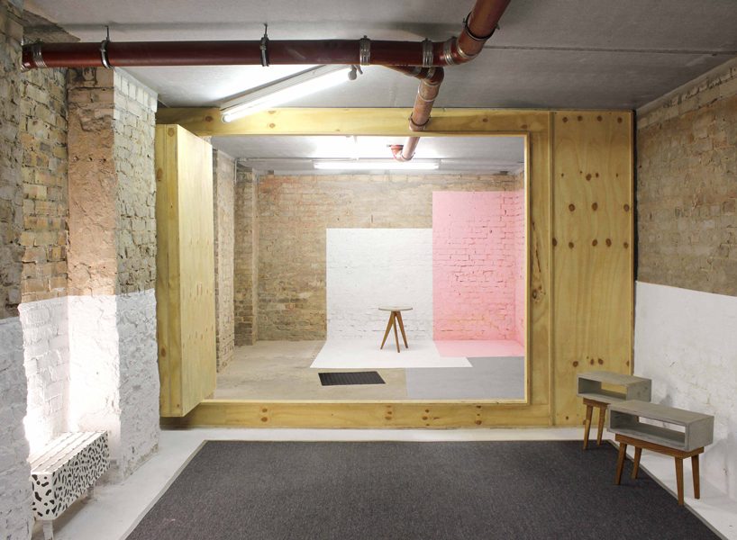 the kardamov studio in berlin is conceived within an empty basement by so + so studio