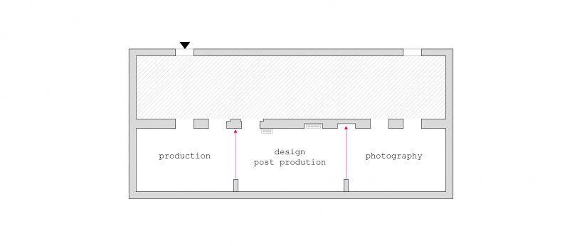 the kardamov studio in berlin is conceived within an empty basement by so + so studio