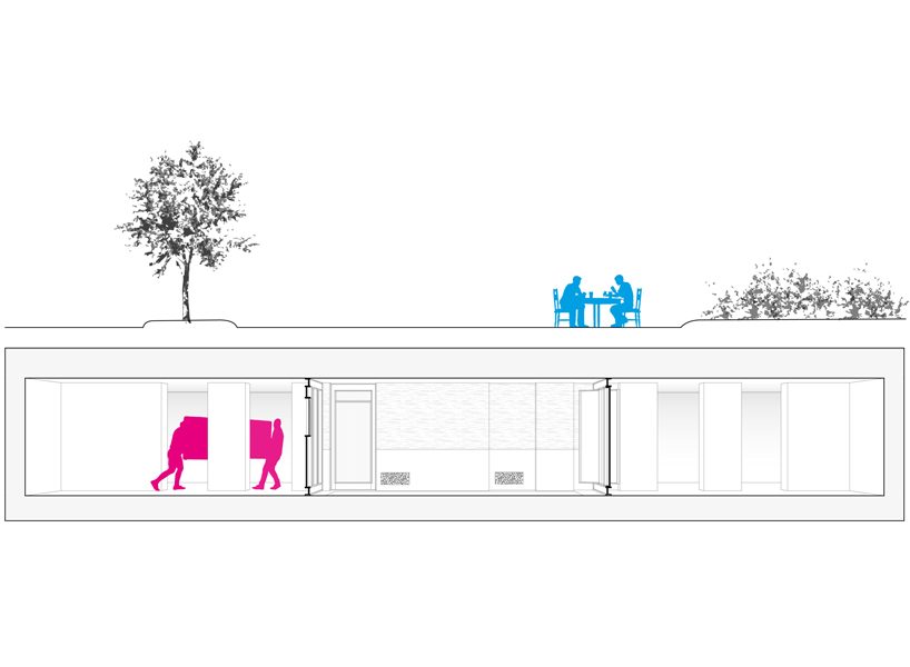 the kardamov studio in berlin is conceived within an empty basement by so + so studio