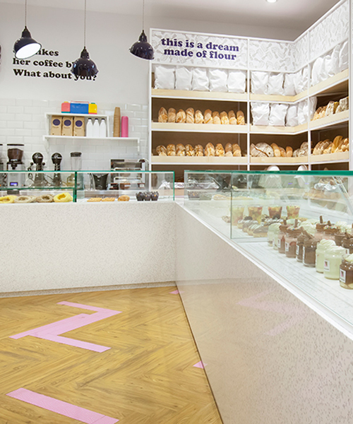 studiomateriality transforms a bakery in central athens using american pop references