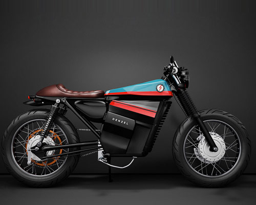 honda electric café racer concept fuses classic styling with battery power