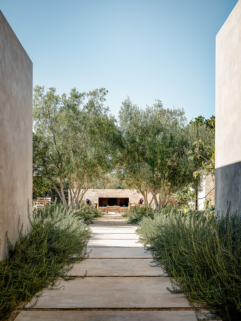 studio schicketanz frames mountain range views at rustic 'tehama I' estate