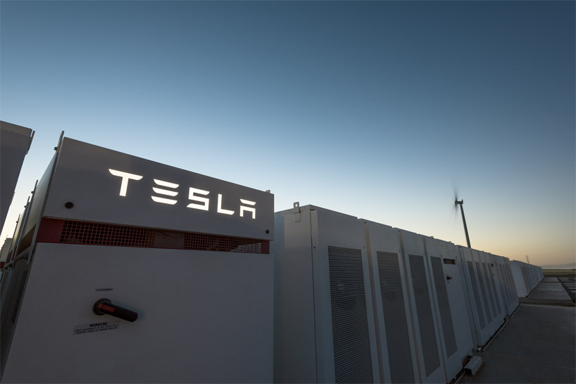 tesla's world’s biggest lithium ion battery set powers south australia