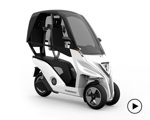 torrot velocipedo is as agile as a motorcycle but safe as a car