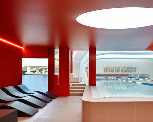 VOX's winning interior for world class fitness club has a splash of style