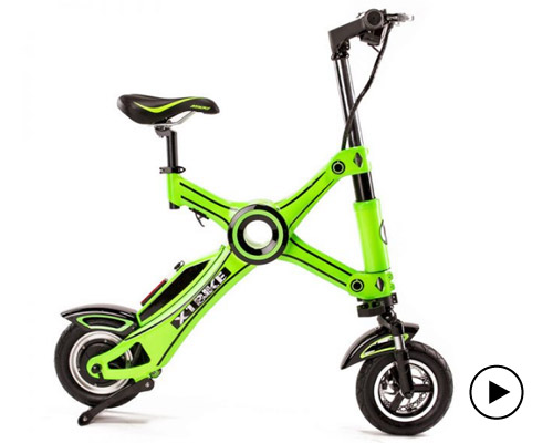 the X1 explorer is a feature-full e-bike that folds in a second