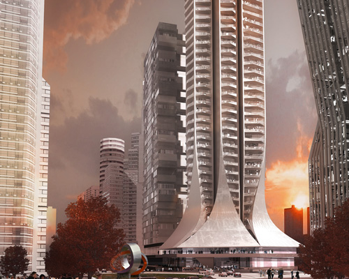 zaha hadid architects starts work on mexico city's bora residential tower