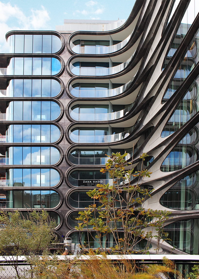 zaha hadid's luxury condo building at 520 west 28th street nears completion on the high line