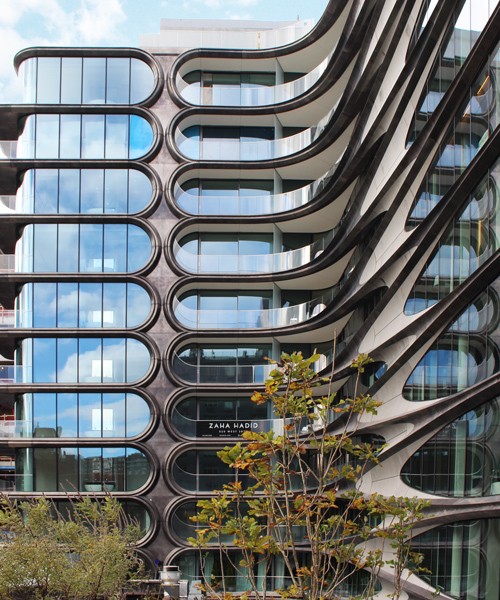 zaha hadid's luxury condo building at 520 west 28th street nears completion on the high line