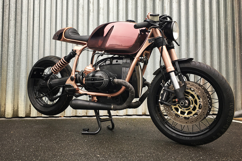 BMW R100 R mystic is a shiny copper clad café racer