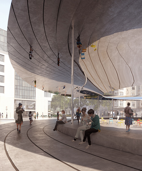 COBE + BRUT to transform roundabout into 'urban agora' within brussels' european quarter
