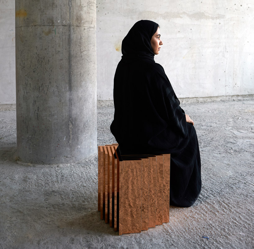 aljoud lootah downsizes traditional UAE architecture for alareesh collection