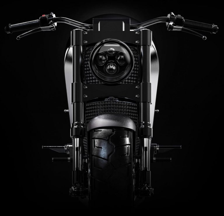 bandit9's bespoke odyssey motorcycle uses components from aeronautic