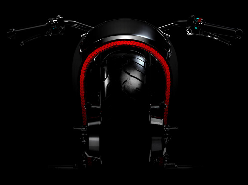 bandit9's bespoke odyssey motorcycle uses components from aeronautic