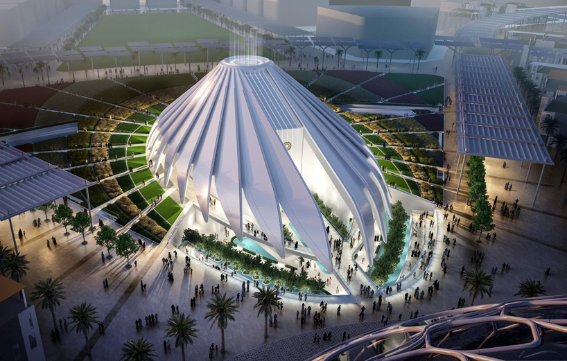 santiago calatrava's UAE pavilion for dubai expo 2020 breaks ground