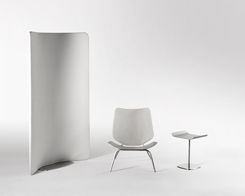 francesco forcellini designs a sound and fire proof collection for open space offices