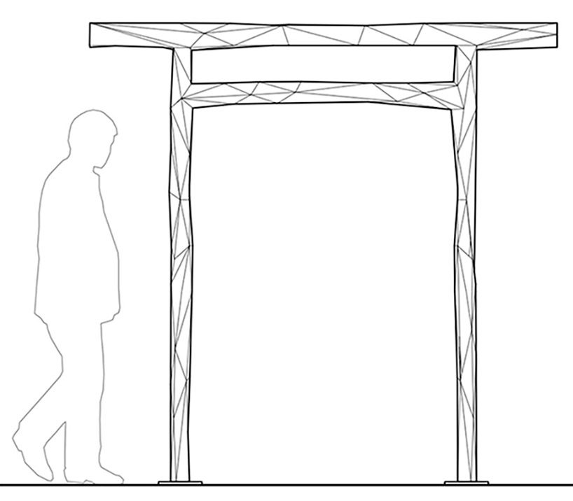Fu Fu Fu erects politically charged torii in front of the offices of silicon valley giants