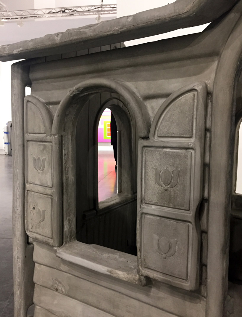 josh kline civil war modern art gallery london concrete wendy house