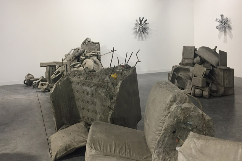 josh kline's concrete apocalypse furniture casts fears of technology in the future