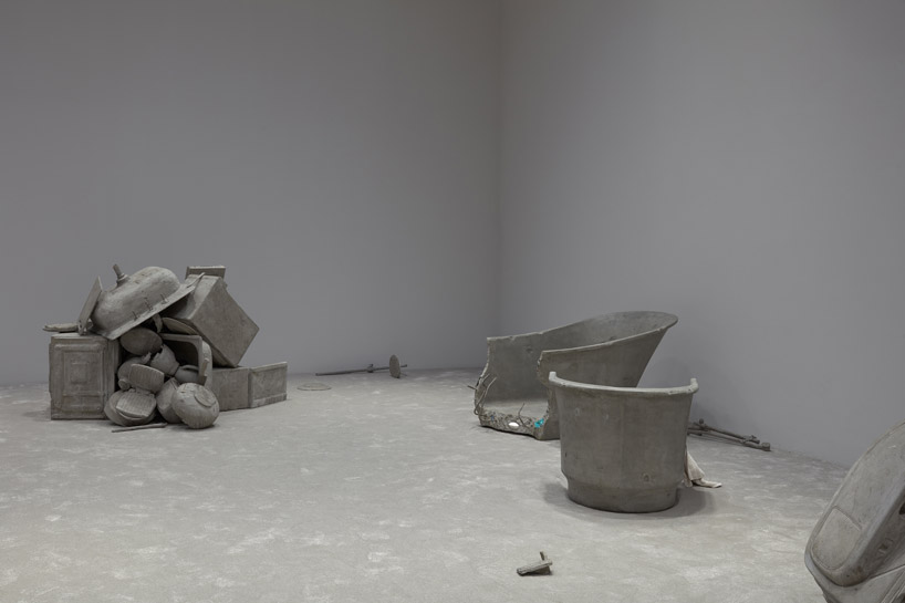 josh kline civil war modern art gallery london concrete wendy house