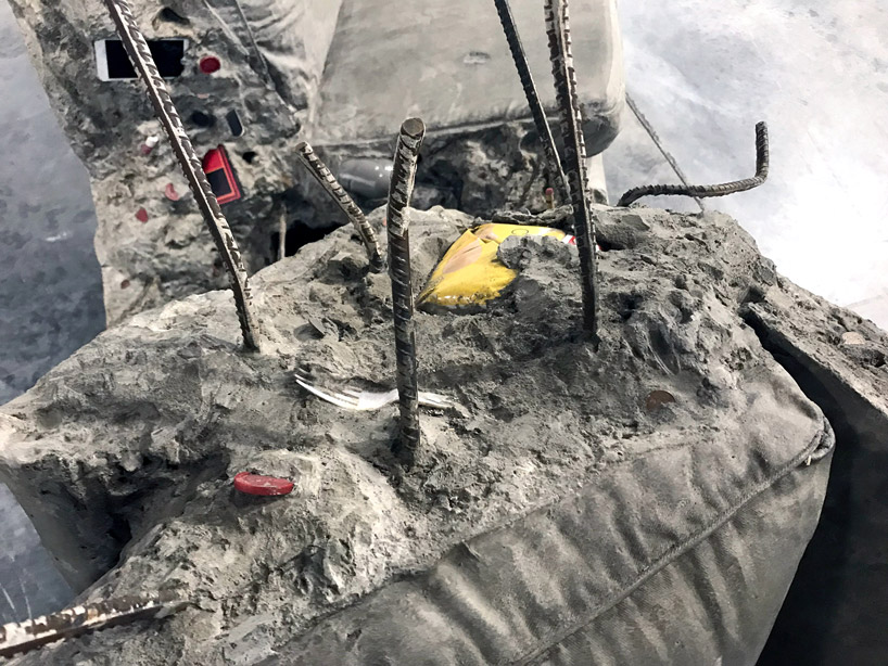 josh kline civil war modern art gallery london concrete wendy house